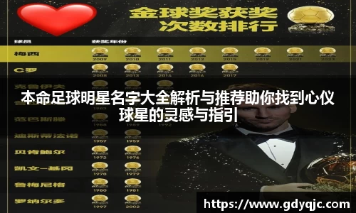本命足球明星名字大全解析与推荐助你找到心仪球星的灵感与指引